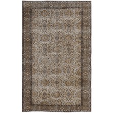 Bespoky 175x278 cm El Dokuma Bej Yün Halı | El Yapımı Klasik Salon Halısı | %100 Doğal Yün | UNİQUE-8319