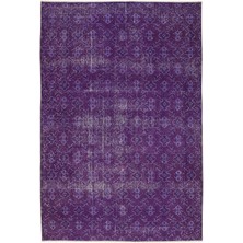Bespoky 185x276 cm Mavi Klasik Yün Halı | Salon Yatak Odası Halısı | %100 Doğal Yün El Yapımı El Dokuma | UNİQUE-7826