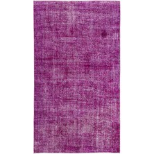 Atina Turkuaz Eskitme Yün Modern Desenli Yün Hav Toz Vermez Leke Tutmayan Salon Yolluk Mutfak El Dokuma Halı