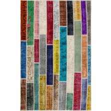 Bespoky 151x234 cm El Dokuma Kırmızı Yün Halı | El Yapımı Klasik Salon Halısı | %100 Doğal Yün | UNİQUE-34175