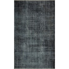 Bespoky 176x292 cm Bej Antrasit Eskitme Vintage Soyut Halı | Salon Yatak Odası Halısı | UNİQUE-34800