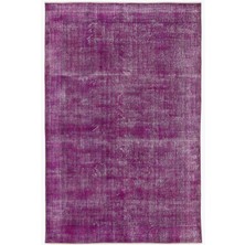 Atina Kahverengi Eskitme Yün Modern Desenli Yün Hav Toz Vermez Leke Tutmayan Salon Yolluk Mutfak El Dokuma Halı