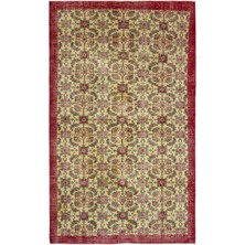 Bespoky 176x291 cm Mavi Klasik Yün Halı | Salon Yatak Odası Halısı | %100 Doğal Yün El Yapımı El Dokuma | UNİQUE-9431