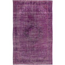 Vintage Mavi Göbekli Yün Modern Desenli Yün Hav Toz Vermez Leke Tutmayan Salon Yolluk Mutfak El Dokuma Halı