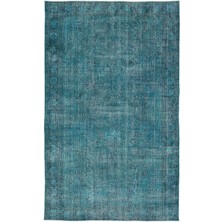 Iskece Turuncu Eskitme Yün Modern Desenli Yün Hav Toz Vermez Leke Tutmayan Salon Yolluk Mutfak El Dokuma Halı