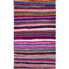 Bespoky 160x259 cm El Dokuma Çok Renkli Yün Halı | El Yapımı Klasik Salon Halısı | %100 Doğal Yün | UNİQUE-37236