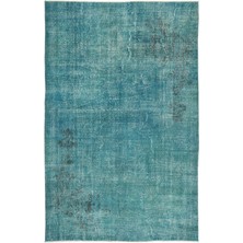 Vintage Bej Çerçeveli Yün Modern Desenli Yün Hav Toz Vermez Leke Tutmayan Salon Yolluk Mutfak El Dokuma Halı