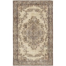 Atina Bej Eskitme Yün Modern Desenli Yün Hav Toz Vermez Leke Tutmayan Salon Yolluk Mutfak El Dokuma Halı