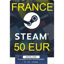 Steam Gift Card (France) - 50 EUR Code