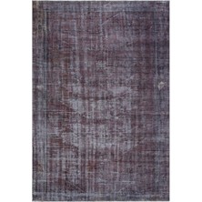 Atina Turkuaz Eskitme Yün Modern Desenli Yün Hav Toz Vermez Leke Tutmayan Salon Yolluk Mutfak El Dokuma Halı