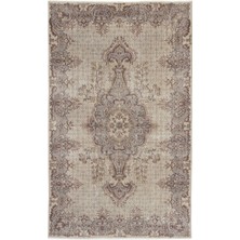 Atina Bej Eskitme Yün Modern Desenli Yün Hav Toz Vermez Leke Tutmayan Salon Yolluk Mutfak El Dokuma Halı