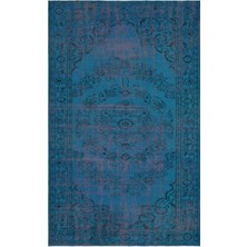 Hali.Net 178x288 cm Bej Turkuaz Bitkisel Vintage Geleneksel Halı | Salon Yatak Odası Halısı | Hav Vermez | UNİQUE-27725