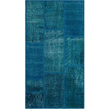 Hali.Net 80x150 cm Bej Vintage Anadolu Yün Halı | Mutfak Balkon Salon Halısı | Doğal Yün El Yapımı El Dokuma Hav Vermez | UNİQUE-24720