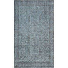 Hali.Net 167x285 cm Kırmızı Açık Mavi Çiçekli Vintage Klasik Halı | Salon Yatak Odası Halısı | Hav Vermez | UNİQUE-25860
