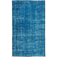 Hali.Net 178x304 cm Çok Renkli Eskitme El Dokuma Yün Halı | El Yapımı Doğal Yün Salon Halısı | Geleneksel Anadolu Hav Vermez | UNİQUE-15618