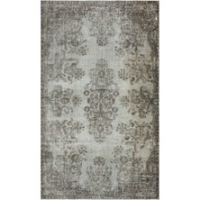 Atina Yeşil Eskitme Yün Modern Desenli Yün Hav Toz Vermez Leke Tutmayan Salon Yolluk Mutfak El Dokuma Halı