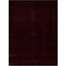 Hali.Net 323x436 cm Gri Bordo Bitkisel Vintage Geleneksel Halı | Salon Yatak Odası Halısı | Hav Vermez | UNİQUE-29893