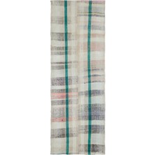 Hali.Net 125x365 cm Bej Atina Anadolu Yün Halı | Geniş Salon Yatak Odası Halısı | Doğal Yün El Yapımı El Dokuma Hav Vermez | UNİQUE-31946
