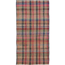 Teselya Mor Patchwork Yün Modern Desenli Yün Hav Toz Vermez Leke Tutmayan Salon Yolluk Mutfak El Dokuma Halı