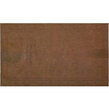 Kahverengi Eskitme Yün Modern Desenli Yün Hav Toz Vermez Leke Tutmayan Salon Yolluk Mutfak El Dokuma Halı