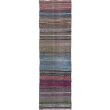 Hali.Net 070x237 cm Bej Vintage El Dokuma Yün Halı | El Yapımı Doğal Yün Salon Halısı | Geleneksel Anadolu Hav Vermez | UNİQUE-31824