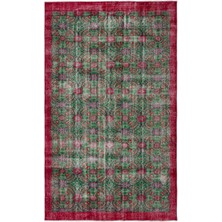 Atina Mavi Eskitme Yün Modern Desenli Yün Hav Toz Vermez Leke Tutmayan Salon Yolluk Mutfak El Dokuma Halı