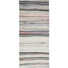 Hali.Net 132x292 cm Turuncu Atina Anadolu Yün Halı | Salon Yatak Odası Halısı | Doğal Yün El Yapımı El Dokuma Hav Vermez | UNİQUE-37214