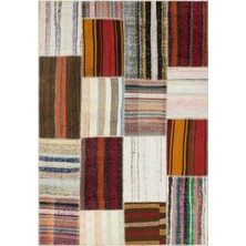 Hali.Net 159x231 cm Gri Atina El Dokuma Yün Halı | El Yapımı Doğal Yün Salon Halısı | Geleneksel Anadolu Hav Vermez | UNİQUE-36183