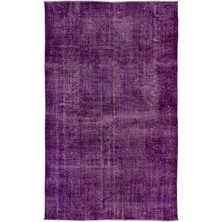 Atina Turkuaz Eskitme Yün Modern Desenli Yün Hav Toz Vermez Leke Tutmayan Salon Yolluk Mutfak El Dokuma Halı