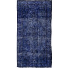 Atina Turkuaz Eskitme Yün Modern Desenli Yün Hav Toz Vermez Leke Tutmayan Salon Yolluk Mutfak El Dokuma Halı