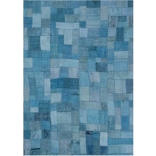 Atina Kırmızı Eskitme Yün Modern Desenli Yün Hav Toz Vermez Leke Tutmayan Salon Yolluk Mutfak El Dokuma Halı