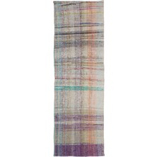 Hali.Net 96x300 cm Bej Teselya Anadolu Yün Halı | Yolluk Koridor Mutfak Halısı | Doğal Yün El Yapımı El Dokuma Hav Vermez | UNİQUE-32164