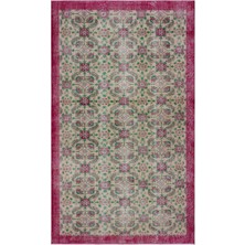 Atina Bej Eskitme Yün Modern Desenli Yün Hav Toz Vermez Leke Tutmayan Salon Yolluk Mutfak El Dokuma Halı