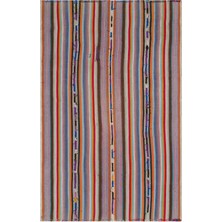 Hali.Net 173x268 cm Bej Vintage El Dokuma Yün Halı | El Yapımı Doğal Yün Salon Halısı | Geleneksel Anadolu Hav Vermez | UNİQUE-34035