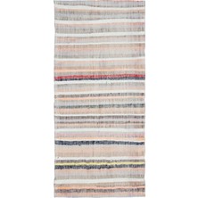 Hali.Net 110x241 cm Bej Teselya Anadolu Yün Halı | Salon Yatak Odası Halısı | Doğal Yün El Yapımı El Dokuma Hav Vermez | UNİQUE-31999