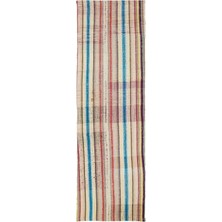 Hali.Net 79x259 cm Bej Teselya Anadolu Yün Halı | Yolluk Koridor Mutfak Halısı | Doğal Yün El Yapımı El Dokuma Hav Vermez | UNİQUE-37243