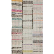 Hali.Net 156x266 cm Mavi Atina El Dokuma Yün Halı | El Yapımı Doğal Yün Salon Halısı | Geleneksel Anadolu Hav Vermez | UNİQUE-37247
