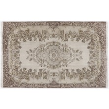 Bej Eskitme Yün Modern Desenli Yün Hav Toz Vermez Leke Tutmayan Salon Yolluk Mutfak El Dokuma Halı