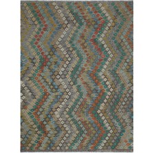 Hali.Net 188x245 cm Bej Bej-gri Çiçek Etnik Geometrik Halı | Salon Yatak Odası Halısı | Hav Vermez | UNİQUE-30167