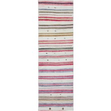 Teselya Mor Patchwork Yün Modern Desenli Yün Hav Toz Vermez Leke Tutmayan Salon Yolluk Mutfak El Dokuma Halı