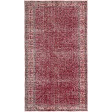 Atina Turkuaz Eskitme Yün Modern Desenli Yün Hav Toz Vermez Leke Tutmayan Salon Yolluk Mutfak El Dokuma Halı