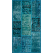 Hali.Net 080x150 cm Bej Vintage El Dokuma Yün Halı | El Yapımı Doğal Yün Salon Halısı | Geleneksel Anadolu Hav Vermez | UNİQUE-26182