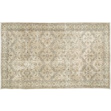 Bej Eskitme Yün Modern Desenli Yün Hav Toz Vermez Leke Tutmayan Salon Yolluk Mutfak El Dokuma Halı