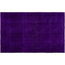 Mor Eskitme Yün Modern Desenli Yün Hav Toz Vermez Leke Tutmayan Salon Yolluk Mutfak El Dokuma Halı