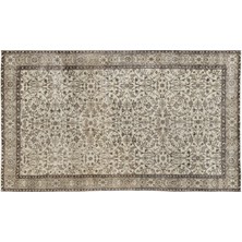 Bej Eskitme Yün Modern Desenli Yün Hav Toz Vermez Leke Tutmayan Salon Yolluk Mutfak El Dokuma Halı