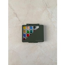 Pencereli Half Pan Box 24 Gözlü Boya Kutusu