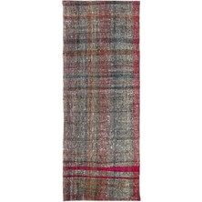 Hali.Net 087x223 cm Bej Vintage El Dokuma Yün Halı | El Yapımı Doğal Yün Salon Halısı | Geleneksel Anadolu Hav Vermez | UNİQUE-37088