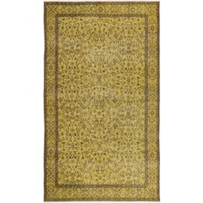 Atina Bej Eskitme Yün Modern Desenli Yün Hav Toz Vermez Leke Tutmayan Salon Yolluk Mutfak El Dokuma Halı