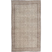 Atina Turkuaz Eskitme Yün Modern Desenli Yün Hav Toz Vermez Leke Tutmayan Salon Yolluk Mutfak El Dokuma Halı