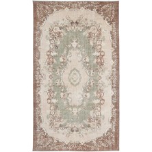 Atina Krem Eskitme Yün Modern Desenli Yün Hav Toz Vermez Leke Tutmayan Salon Yolluk Mutfak El Dokuma Halı